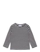 Tnstfro Uni L_S Rib Tee Navy The New