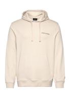 Loopback Embroidered Hoodie Cream Lyle & Scott