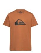 Ev Comp Logo Ss Yth Brown Quiksilver