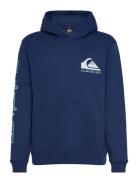 Omni Logo Hoodie Youth Navy Quiksilver