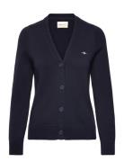 Classic Cotton Cardigan Navy GANT