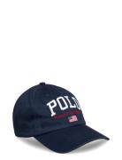 Flag Logo Cotton Chino Ball Cap Navy Ralph Lauren Kids