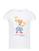 Polo Bear Cotton Jersey Tee White Ralph Lauren Kids