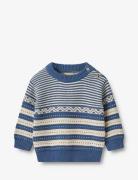 Knit Pullover Janus Blue Wheat