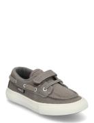 Velcro Nautical Sports Shoes Grey Mango