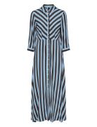 Yassavanna Long Shirt Dress S. Noos Blue YAS