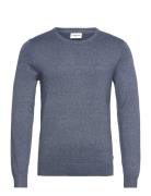 Ecovero L/S O-Neck Knit Navy Lindbergh