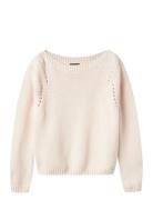 Nlfbenedicte Ls Short Boatneck Knit Pink LMTD