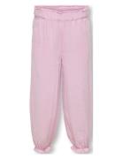 Kmgthyra Life Pant Aop Wvn Pink Kids Only