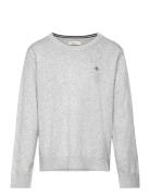 Shield Classic Cotton C-Neck Grey GANT