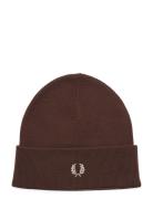 Classic Beanie Brown Fred Perry