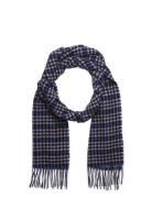 Barry Check Scarf Grey Morris