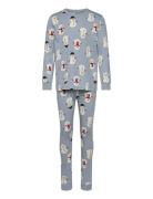 Pyjama Winter Fun Blue Lindex