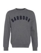 Barbour Prep Logo Crew Grey Barbour