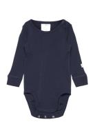 Body Merino Solid Navy Lindex