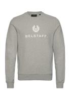 Belstaff Signature Crewneck Sweatshirt Tile Green Grey Belstaff