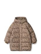 Puffer Coat Yrsa Brown Wheat