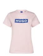 Classic Tee_B Pink HUGO BLUE