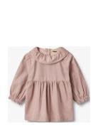 Dress L/S Linda Pink Wheat