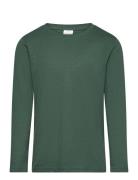 Top L S Slub Basic Green Lindex