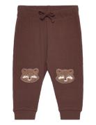 Trousers Waffle Patch At Knee Brown Lindex