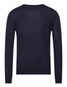 M Merino Blend C-Neck Sweater Navy J. Lindeberg