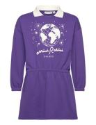 Mini Rodini Society Sp Sweat Dress Purple Mini Rodini