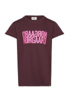 Single Organic Tuvina Tee Burgundy Mads Nørgaard