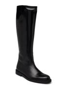 Boots - Flat - With Zipper Black ANGULUS