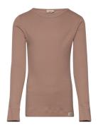 Plain Tee Ls Brown MarMar Copenhagen