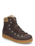 Boots - Flat - With Laces Brown ANGULUS