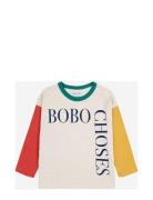 Bobo Choses Square Color Block T-Shirt Cream Bobo Choses