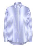 Cc Heart Harper Stripe Over Shirt Blue Coster Copenhagen