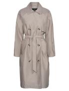 Vmdoreensoffy Long Trenchcoat Ent Beige Vero Moda