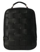 Braided Strap Ravenna Backpack Black Black Ceannis