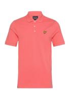 Plain Polo Shirt Pink Lyle & Scott