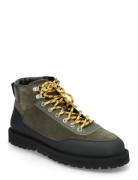 Olaf Lace-Up Boot - Bosco Suede Patterned Garment Project