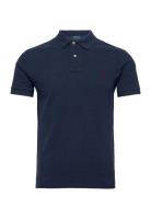 Slim Fit Mesh Polo Shirt Blue Polo Ralph Lauren