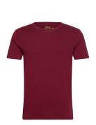 Custom Slim Fit Jersey Crewneck T-Shirt Red Polo Ralph Lauren