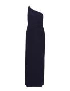 Jersey -Shoulder Gown Blue Lauren Ralph Lauren