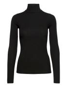 Stretch Ribbed Turtleneck Black Polo Ralph Lauren