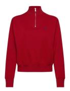 Fleece Quarter-Zip Red Polo Ralph Lauren