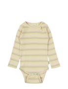 Body L/S Modal Multi Striped Patterned Petit Piao