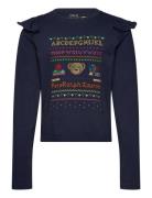 Polo Bear Cotton Jersey Long-Sleeve Tee Navy Ralph Lauren Kids