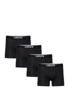 Levis Men Solid Basic Boxer Brief Org Co 4P Ecom Black Levi's®