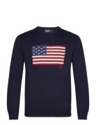 The Iconic Flag Sweater Navy Polo Ralph Lauren