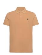 Pique Short Sleeve Polo Beige Timberland