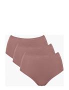 Sloggi Go Daily Cotton Highwaist 3P Brown Sloggi