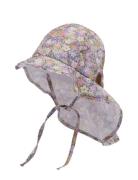 Summerhat Long Neck - Aop Purple Mikk-line