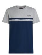 Monotype Colourblock Tee Grey Tommy Hilfiger